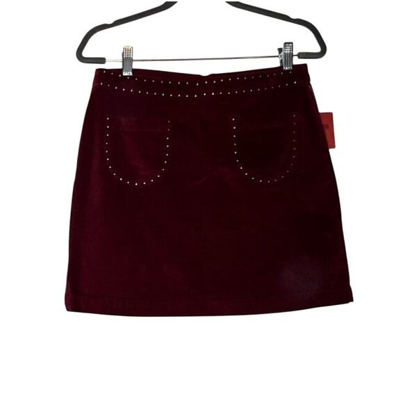 Mossimo Berry Maroon Skirt 6 - Picture 1 of 2